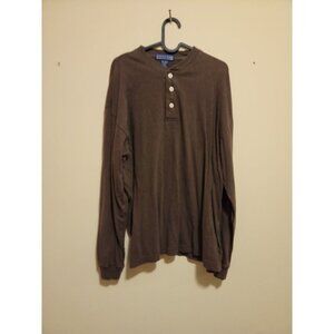 SAVILE ROW 100% COTTON MADE IN INDIA WPL Size M  Brown Top Sweater